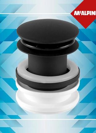 Пробка-автомат для умывальника 1 1/4" черный матовый cwp60mb mcalpine