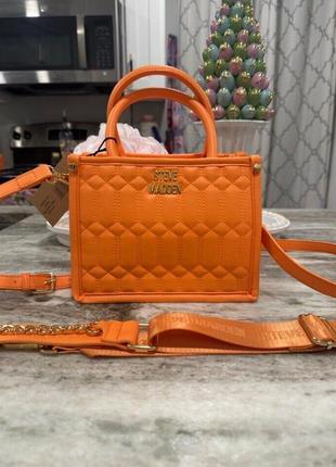 Сумочка steve madden crossbody bag mandarin color