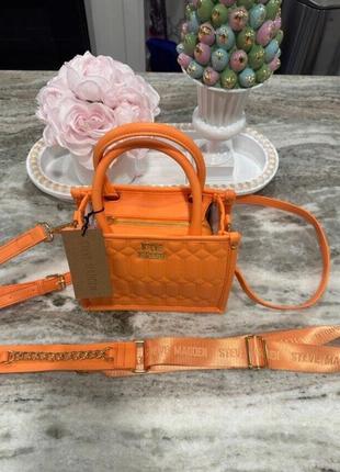 Сумочка steve madden crossbody bag mandarin color2 фото