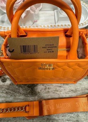 Сумочка steve madden crossbody bag mandarin color4 фото