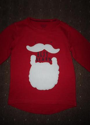 Реглан новогодний next 2-3 года