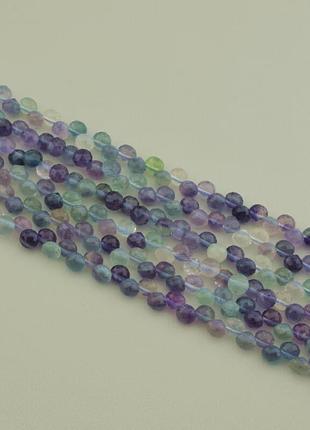 Нитка флюорит 38 см. (без замка)