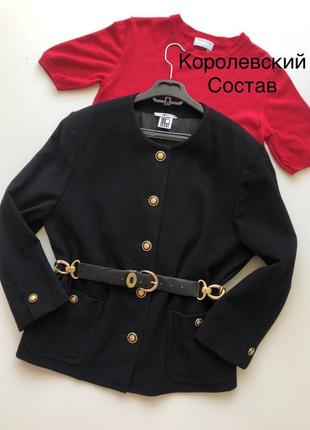 Шикарний вінтажний піджак шерсть кашемір