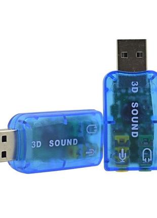 Універсальна usb звукова карта 5.1 usb sound card adapter mini