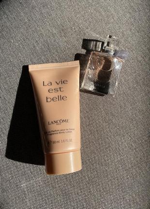 Подарунковий набір lancome la vie est belle2 фото