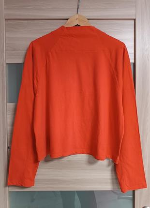 Стильний светр світшот реглан оверсайз бавовна комір-стійка6 фото