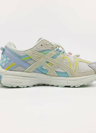 Asics gel-kahana 8 белые с голубым5 фото