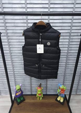 Мужская жилетка moncler черная