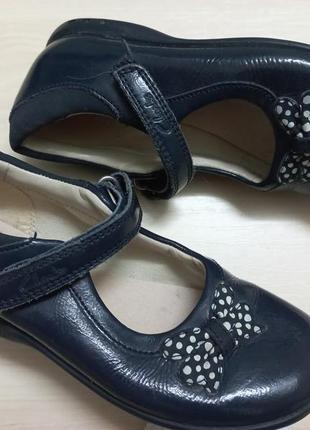 Туфли мокасины кожа дев. 26р.clarks индии