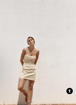 Сукня zara, плаття літнє zara. нове з біркою, розмір xs.9 фото