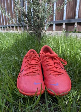 Детские кожаные кроссовки nike размер 29 стелька 18,5 см2 фото