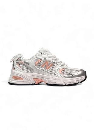 New balance 530 •white pink•