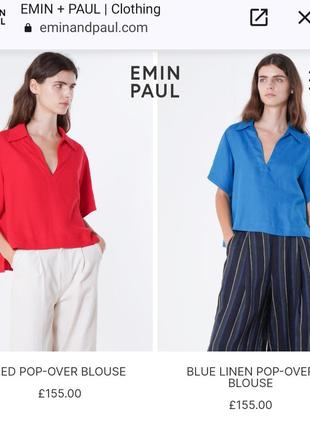 Emin + paul studios оксамитова брендова блуза,р.s6 фото