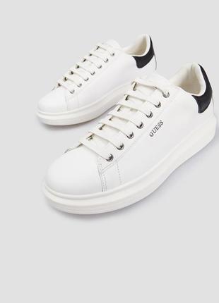 Кеди guess salerno white/black4 фото