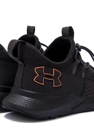 Мужские кожаные кроссовки в стиле under armour5 фото