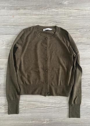 Кардиган из шерсти zara