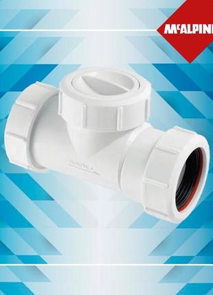 Обратный клапан для внутренней канализации mcalpine t28m-nrv-40 40х40 мм