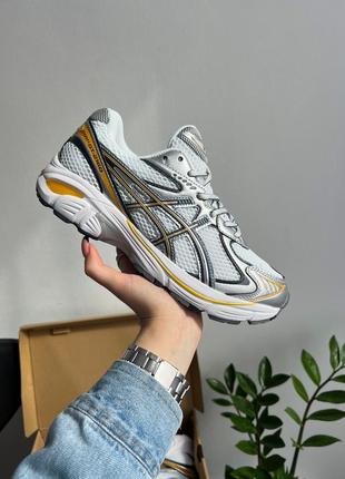 Кроссовки asics горизонтально 2160 'pure silver yellow'