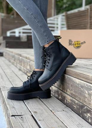 Dr martens jadon женские ботинки мартинс на платформе9 фото