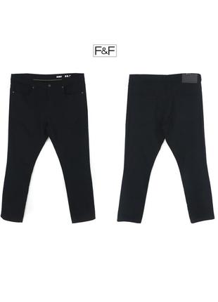 Чоловічі чорні штани джинси f&f оригінал [ 38x30 ]