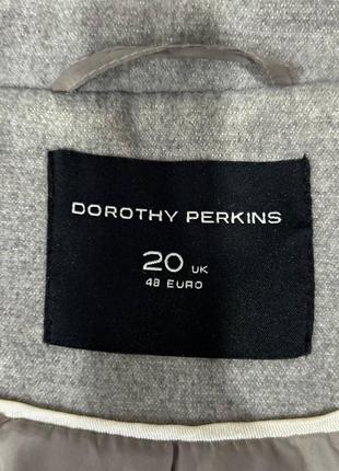 Dorothy perkins полупальто женское серое 20р6 фото