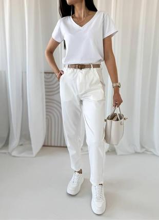 Стильные брюки костюмка