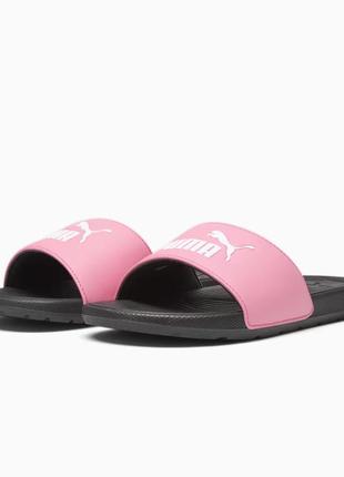 Шлепанцы женские розовые мягкие puma cool cat 2.0