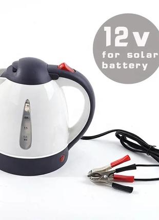 Електрочайник vhg ch-12 dc 12v-130w, white