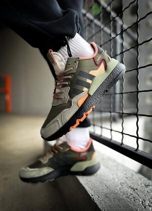 Adidas nite jogger core black orange