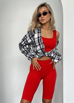 Костюм  топ велотреки