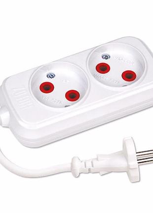 Удлинитель 2 гнезда 3 м без заземления