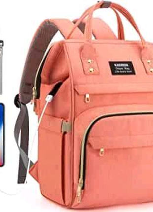 Рюкзак-сумка із usb-портом для зарядки, із ізольованими кишенями,3 фото