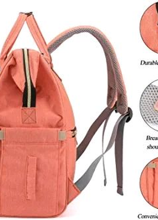 Рюкзак-сумка із usb-портом для зарядки, із ізольованими кишенями,5 фото