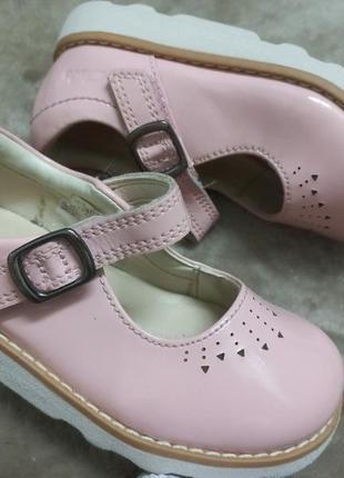 Туфли мокасины кожа дев. 23-24р.clarksиндии