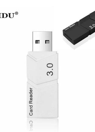 Кард-ридер type-c - micro sd tf otg. картридер считыватель флеш-карт usb-c to microsd fd51w