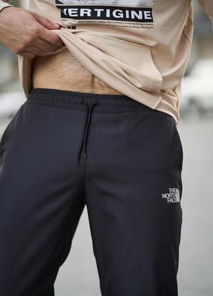 Мужские весенние спортивные штаны tnf из плащевки5 фото