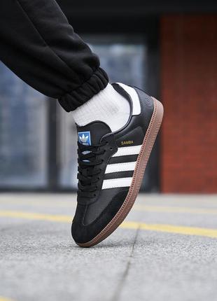 Adidas samba og black6 фото