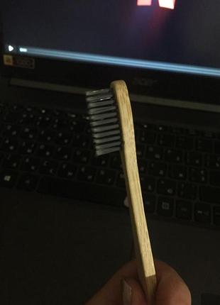Бамбуковая зубная щетка3 фото