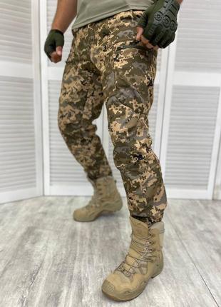 Військові тактичні весняні штани софтшелл піксель2 фото