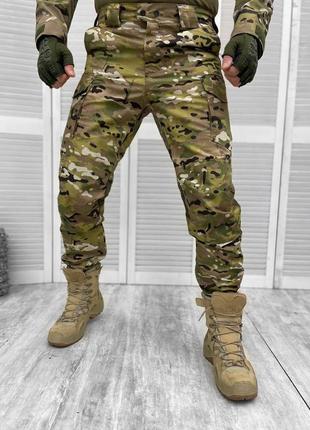 Військові тактичні весняні штани kayman рип-стоп мультикам