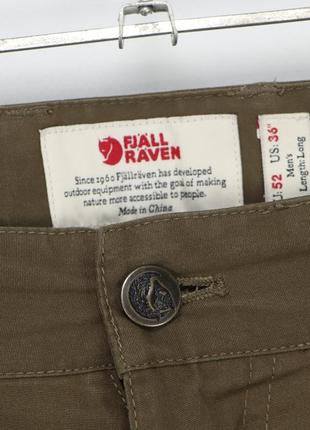 Чоловічі коричневі карго штани брюки fjallraven оригінал [ 36 xl ]7 фото