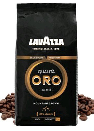 ☕ lavazza qualita oro mountain grown 
(кава у зернах, вага: 1 кг)