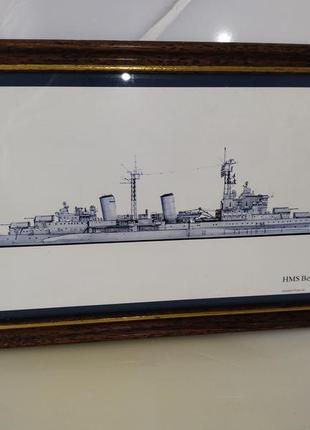 Картина крейсер военно-морского флота великобритании3 фото