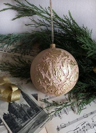Ялинкова куля, новорична прикраса, елочный шар, новогодние игрушки, подарок2 фото