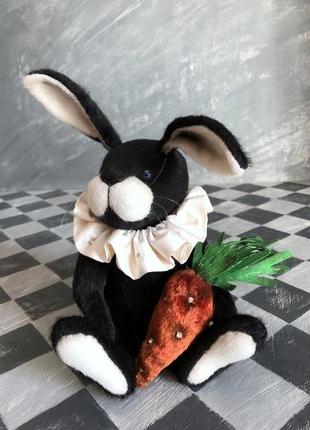 Заяц тедди, подарок, интерьерная коллекционная игрушка, символ года