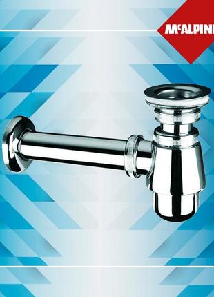 Сифон для умывальника хром 220+255cb mcalpine