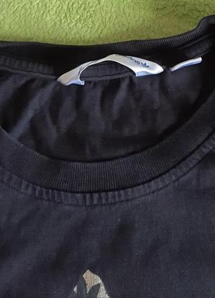 Стильная черная футболка adidas adi trefoil tee, made in turkey, молниеносная отправка4 фото