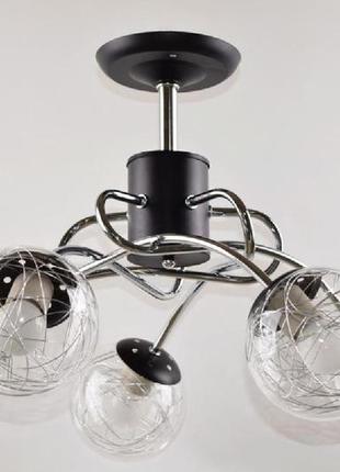 Люстра декоративна valeso 82037/5 bk+cr