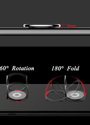 Кольцо-держатель и подставка для телефона metal ring ds332 золотистый. попсокет для смартфона4 фото