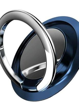 Кільце-тримач і підставка для телефона gr1 синій. попсокет для смартфона